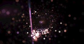 梦幻光影斑点晚会粒子舞台背景