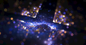 梦幻光影斑点晚会粒子舞台背景