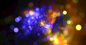 梦幻光影斑点晚会粒子舞台背景