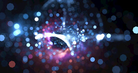 光晕光影斑点晚会粒子舞台背景