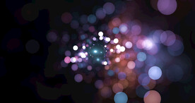 梦幻光影斑点晚会粒子舞台背景