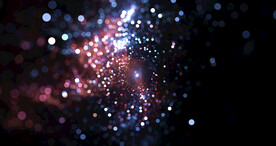 梦幻光影斑点晚会粒子舞台背景