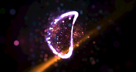 梦幻光影斑点晚会粒子舞台背景