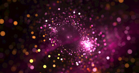 唯美光影斑点晚会粒子舞台背景