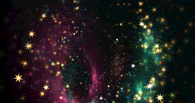 梦幻光影斑点晚会粒子舞台背景