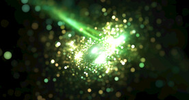 唯美光影斑点晚会粒子舞台背景