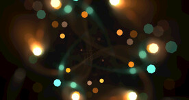 唯美光影斑点晚会粒子舞台背景