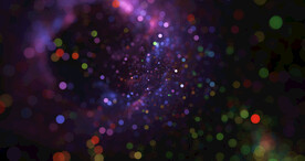 温馨光影斑点晚会粒子舞台背景