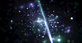 梦幻光影斑点晚会粒子舞台背景