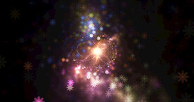 唯美光影斑点晚会粒子舞台背景