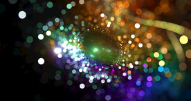 唯美光影斑点晚会粒子舞台背景