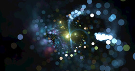 唯美光影斑点晚会粒子舞台背景