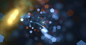 唯美光影斑点晚会粒子舞台背景