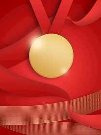 红色背景