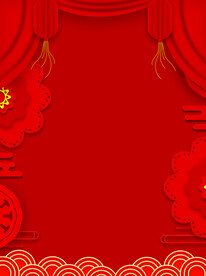 红色背景