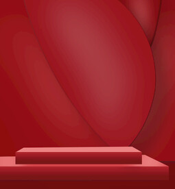 红色背景