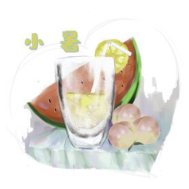 夏天夏季卡通元素