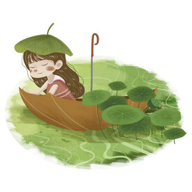 夏天夏季卡通元素