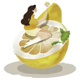 夏天夏季卡通元素