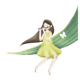 夏天夏季卡通元素