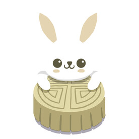 卡通月兔