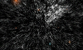 动感空间粒子星空穿梭图片