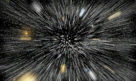 动感空间粒子星空穿梭图片