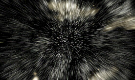 动感空间粒子星空穿梭图片