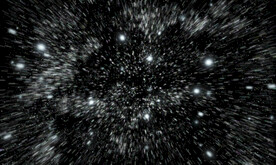 动感空间粒子星空穿梭图片