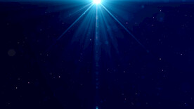 蓝色科技感粒子光影光晕背景