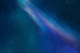 唯美极光星空背景图