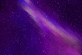 唯美极光星空背景图