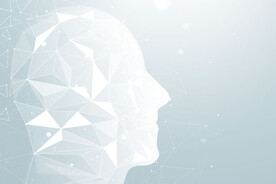 科技感智能多边形背景图片