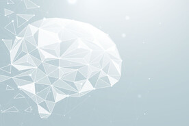 科技感智能多边形背景图片