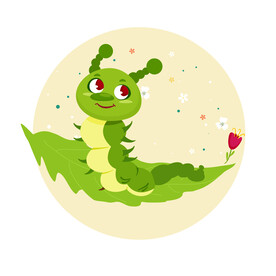 毛毛虫素材