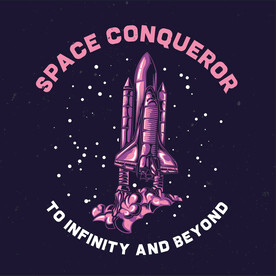 太空航天飞机海报