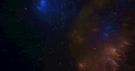 创意放射宇宙星空图片