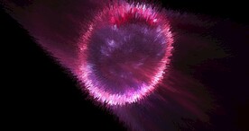 色彩爆发飞溅宇宙星空图片