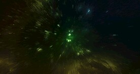 色彩爆发飞溅宇宙星空图片