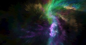 色彩爆发飞溅宇宙星空图片