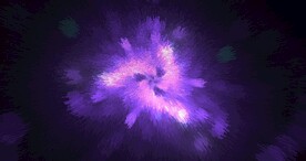 酷炫爆破放射宇宙星空图片