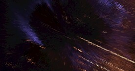 酷炫爆破放射宇宙星空图片