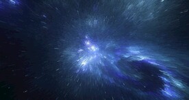 酷炫爆破放射宇宙星空图片