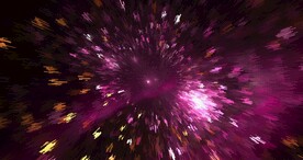 酷炫爆破放射宇宙星空图片