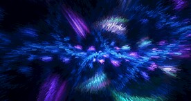 喷溅发散放射绚丽宇宙星空图片