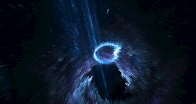 酷炫爆破放射宇宙星空