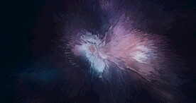 创意放射宇宙星空