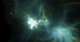 创意放射宇宙星空