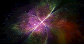 爆发飞溅宇宙星空图片