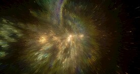 创意放射宇宙星空